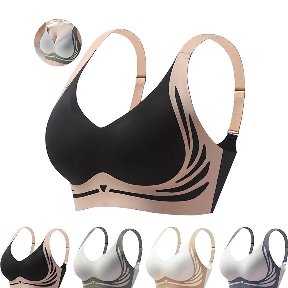 Powerful Push-up Bra Wireless Anti Sagging 5XL